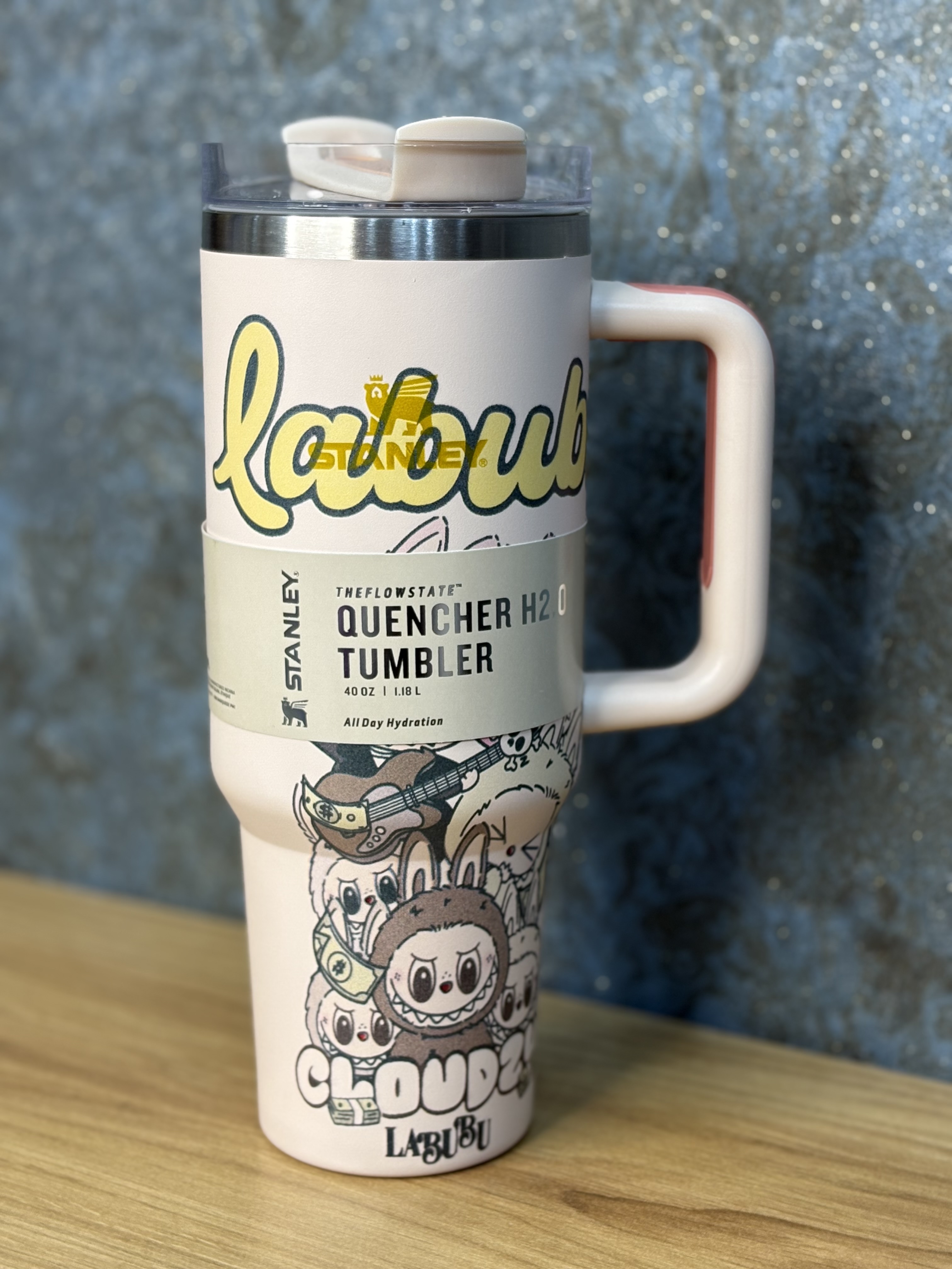 تراول تاملر استنلی طرح لبوبو 1200ml